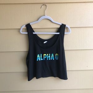 Sorority crop top